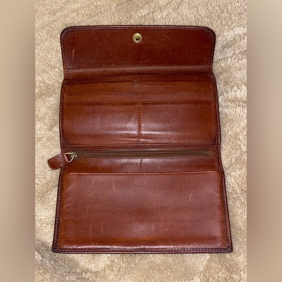 King Ranch Bags King Ranch Leather Trifold Wallet Cognac Brown